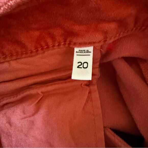 Loft plus size brushed velvet cropped pants - Picture 5 of 7